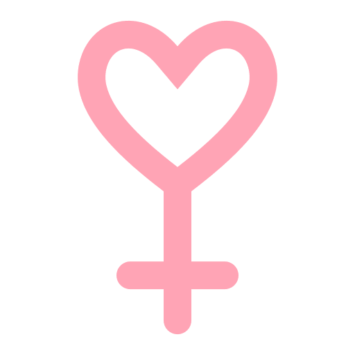 Heart womens day feminism femenine icon Heart womens day feminism femenine icon