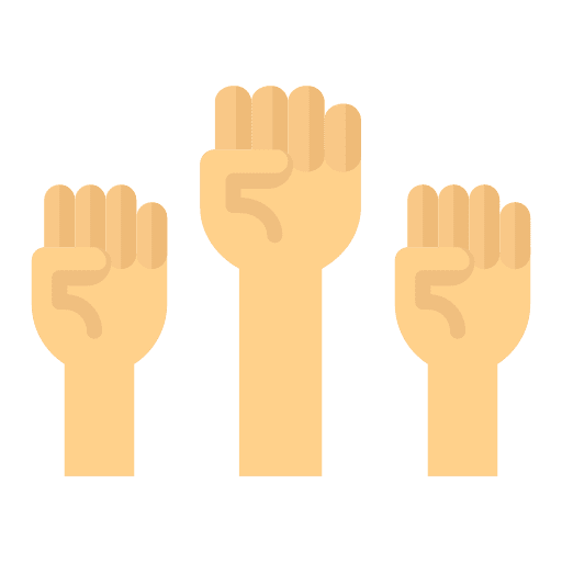 Protest power courage fist icon Protest power courage fist icon