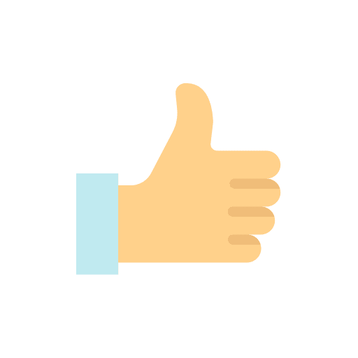 Thumb up like finger ui icon Thumb up like finger ui icon
