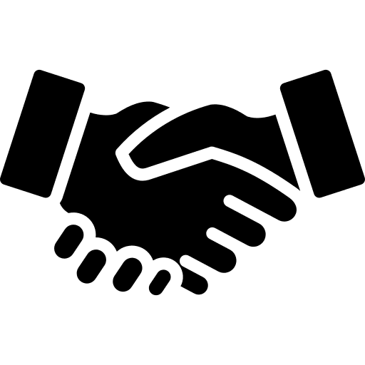 Handshake cooperation partnership handshake diplomacy icon