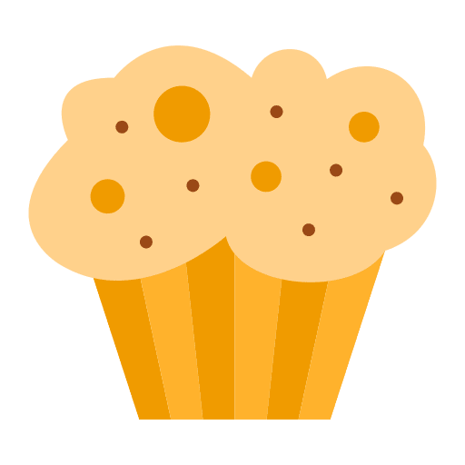 Muffin bakery food food and restaurant icon Muffin bakery food food and restaurant icon