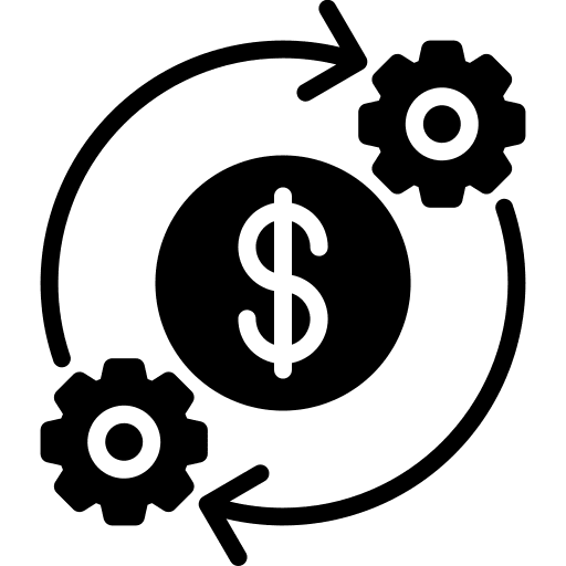 Processing processing execute post operation icon Processing processing execute post operation icon