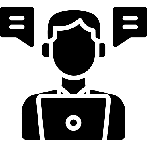 Customer care agent customer service customer support icon Customer care agent customer service customer support icon