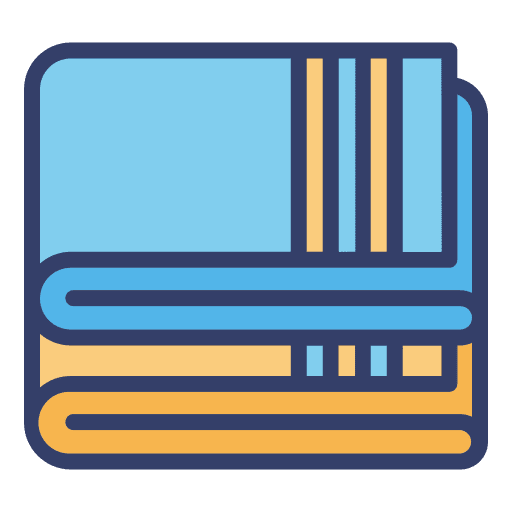 Blanket cover furniture and household bed sheets icon