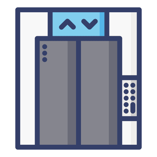 Elevator elevator lift door icon