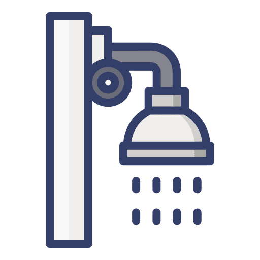 Shower water hygiene shower icon