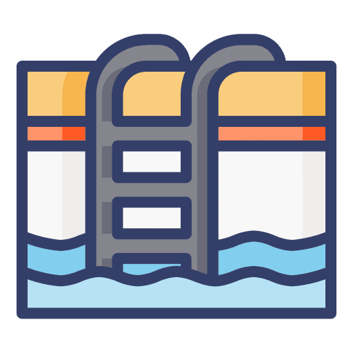 Swimming pool holidays swimming pool amenities icon