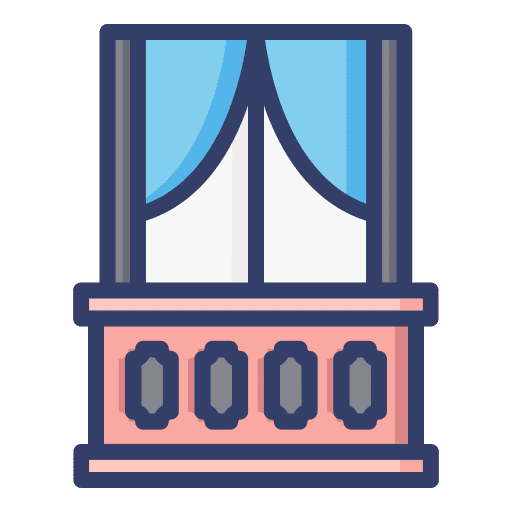 Balcony balcony home real estate icon Balcony balcony home real estate icon