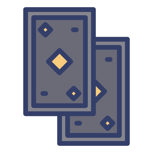 Card game gambling gaming black jack icon Card game gambling gaming black jack icon