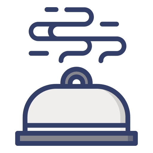 Food tray hotel service food service hotel icon Food tray hotel service food service hotel icon