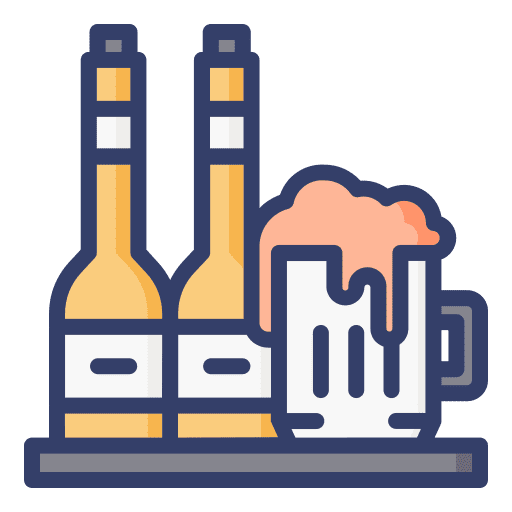 Beer tray food and restaurant beer icon Beer tray food and restaurant beer icon