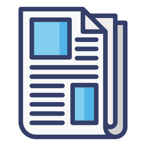 Newspaper news admin news feed news report icon Newspaper news admin news feed news report icon