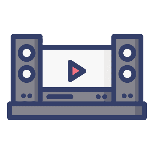 Television movie home cinema television icon Television movie home cinema television icon
