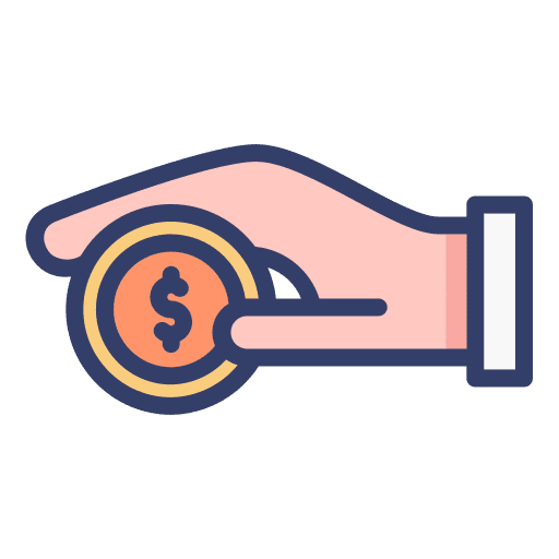 Tip business and finance bill dollar icon Tip business and finance bill dollar icon