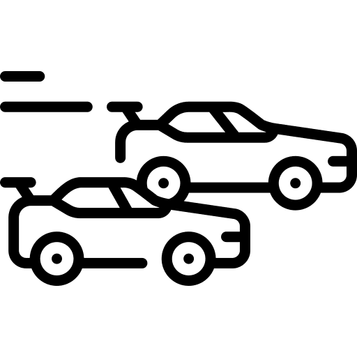 Racing speed car racing icon
