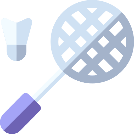 Badminton badminton shuttlecock sports and competition icon