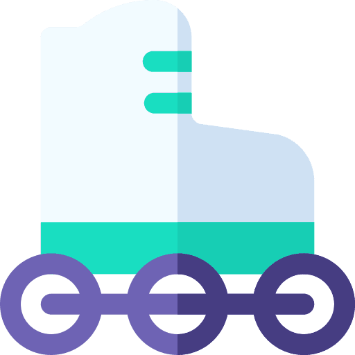 Rollerblade activities skate rollerblade skates icon