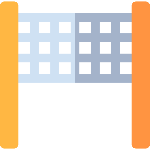 Volleyball sports and competition volleyball equipment icon