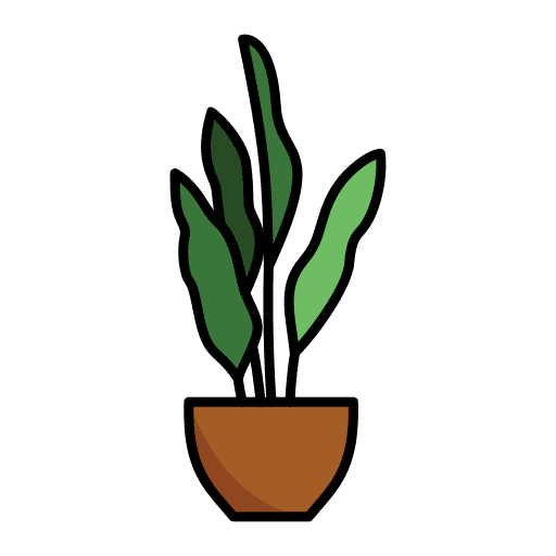 Strelitzia nature pot plant icon Strelitzia nature pot plant icon