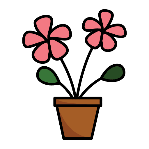 Flower nature house plants pot icon Flower nature house plants pot icon