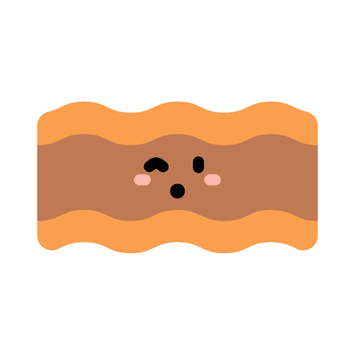 Bacon brunch bacon strip icon Bacon brunch bacon strip icon