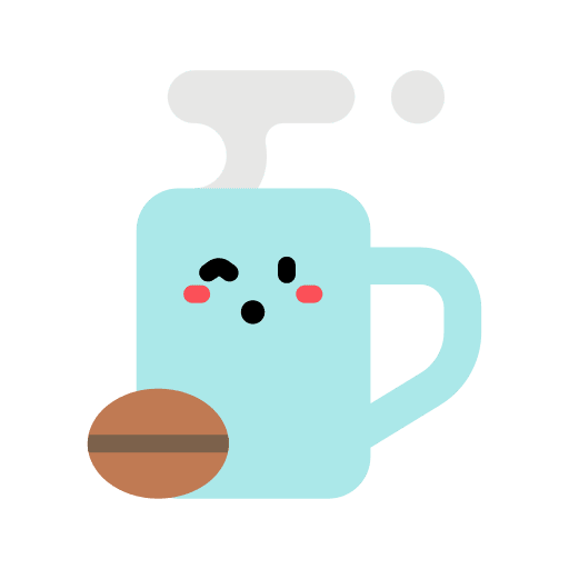 Coffee bean breakfast food and restaurant icon Coffee bean breakfast food and restaurant icon