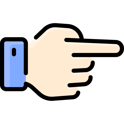 Hand finger hands and gestures hand icon