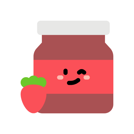 Jam strawberry jar jam icon Jam strawberry jar jam icon