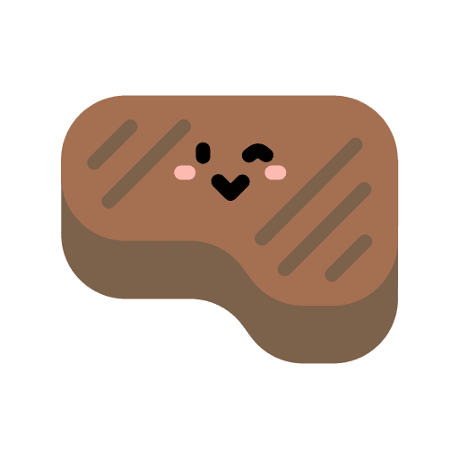 Steak food and restaurant barbecue meat icon Steak food and restaurant barbecue meat icon
