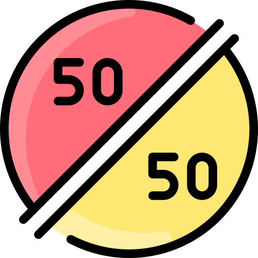 Ratio infographic visualization analytics icon