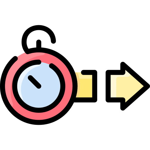 Timer analytics visualization time and date icon Timer analytics visualization time and date icon
