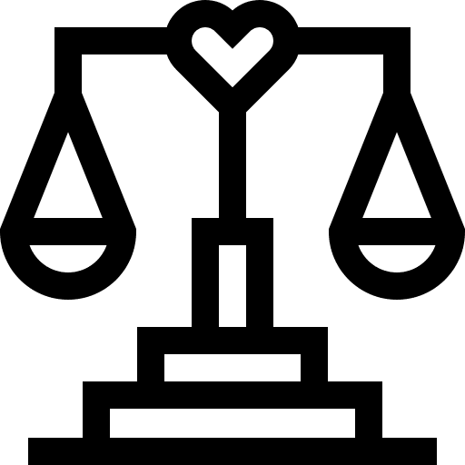 Balance support equity balance icon Balance support equity balance icon