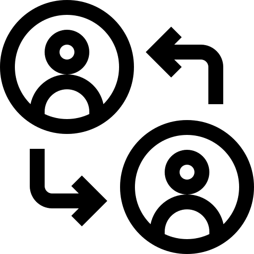 Change refer user directions icon