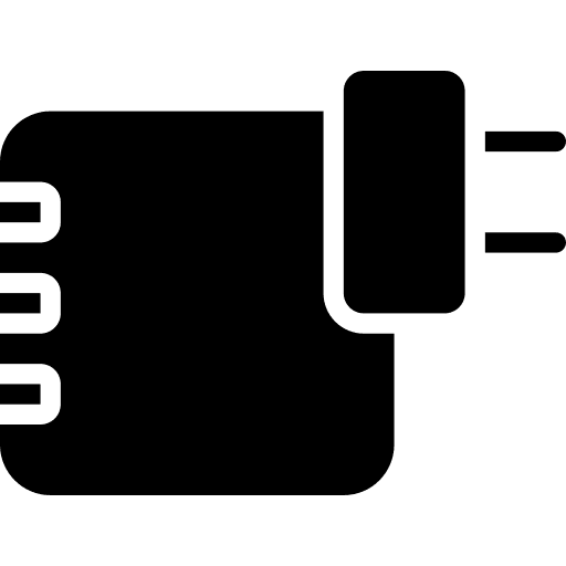 Adaptor electronic device adaptor charger icon