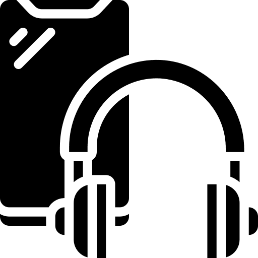 Headphones smartphone earphones pairing icon