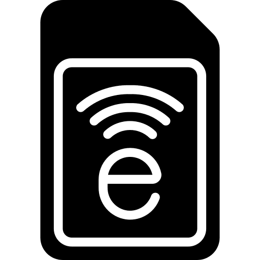 Sim card technology sim card smartphone icon