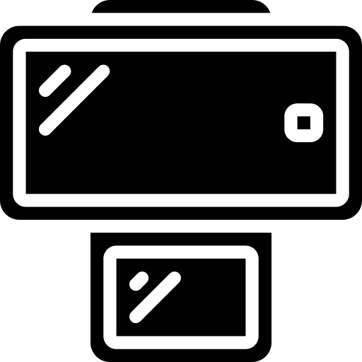 Smartphone attachment mobile screens icon