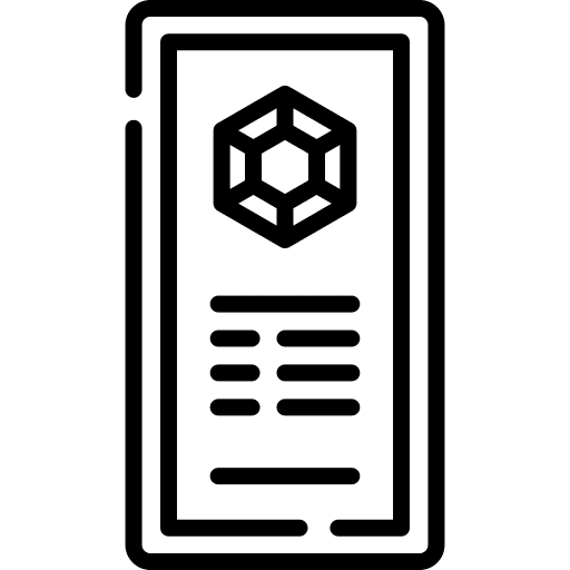 Diamond miscellaneous quality control certificate icon Diamond miscellaneous quality control certificate icon