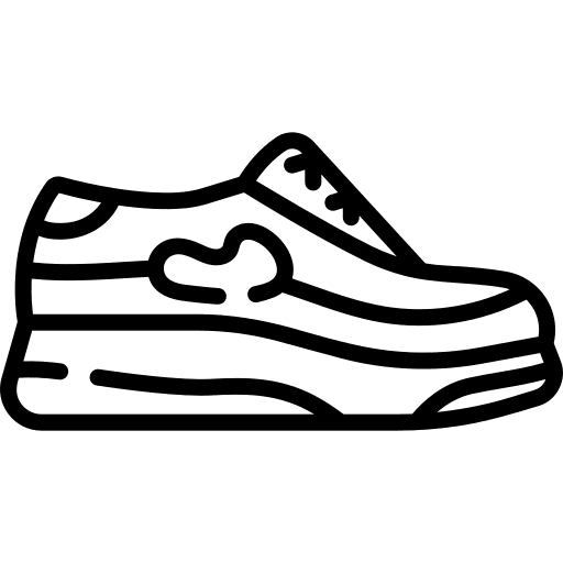 Shoes exercise running trainers icon Shoes exercise running trainers icon