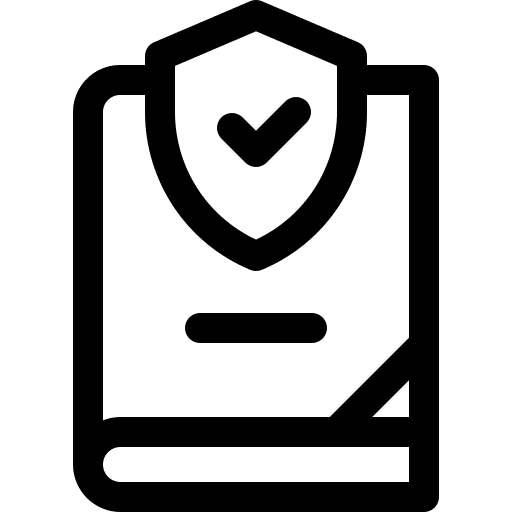 Book education shield protected icon