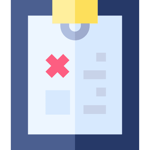 Checklist report document specs icon Checklist report document specs icon