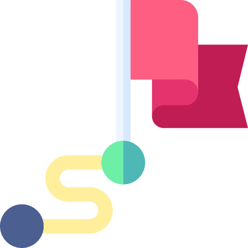 Destination travel itinerary itinerary customer journey icon
