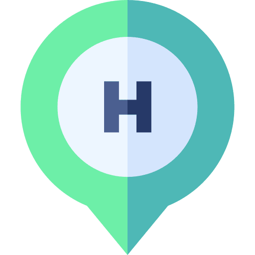 Hotel travel placeholder hotel sign icon
