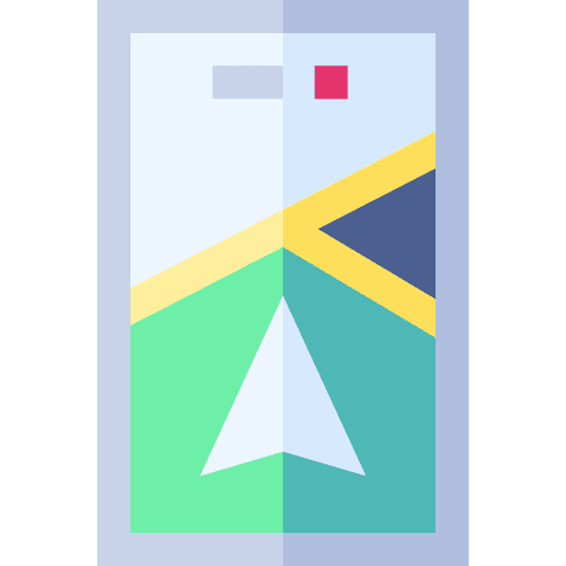 Navigation smartphone location maps and location icon Navigation smartphone location maps and location icon