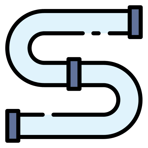 Pipes plumber construction and tools service icon