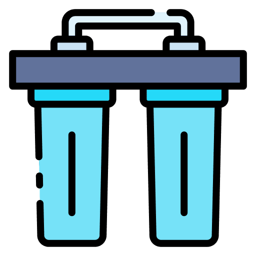 Water filter healthcare and medical filter water icon
