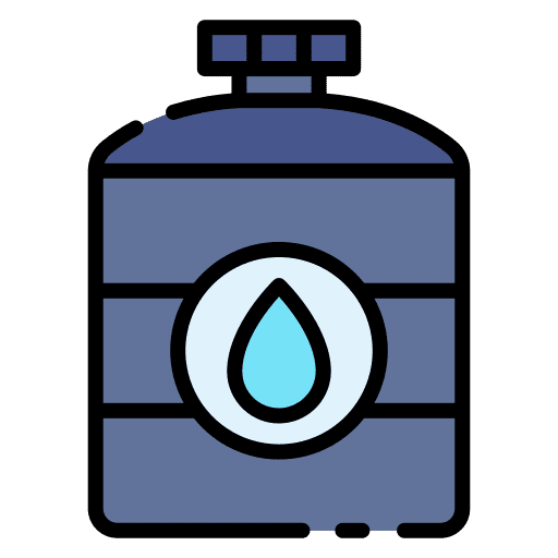Water tank liquid industrial water tank icon