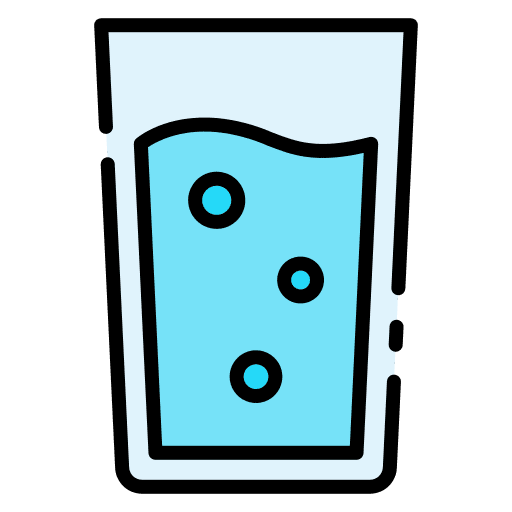 Glass of water liquid drink water icon Glass of water liquid drink water icon