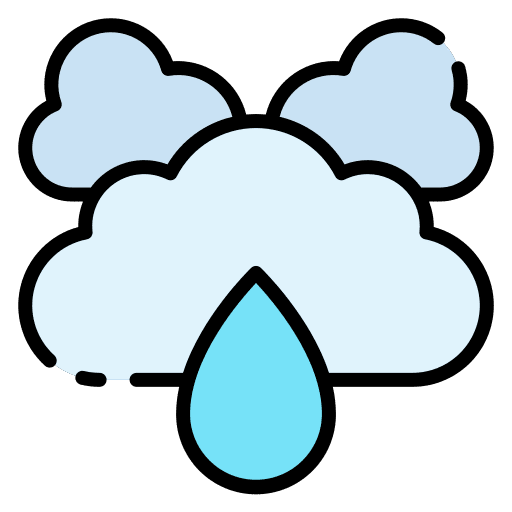 Precipitation cloud downpour raining icon Precipitation cloud downpour raining icon