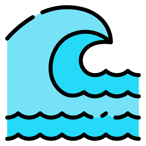 Wave wave sea nature icon Wave wave sea nature icon